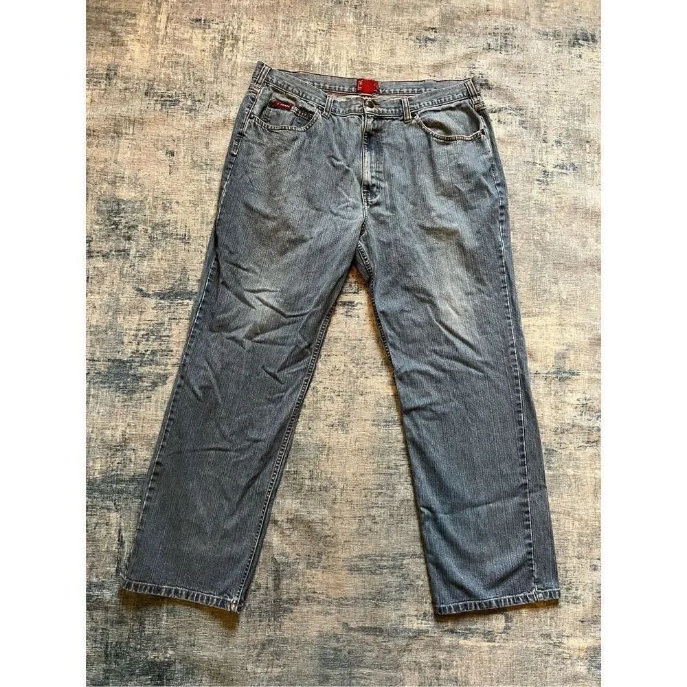Chaps Light Wash Straight Leg Jeans Men's 38 x 32